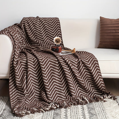 Throw Blanket "Paloma" product detail photo in bedroom