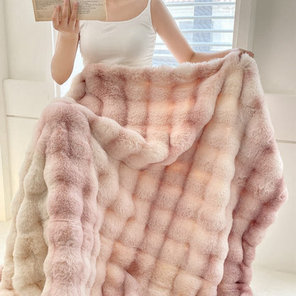 Plush Fleece Throw Blanket - Sofa and Bed Layer specification and dimensions reference for bedroom