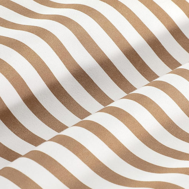 Striped Duvet Cover Set - Washed Bedroom Bedding Set product detail photo for bedroom