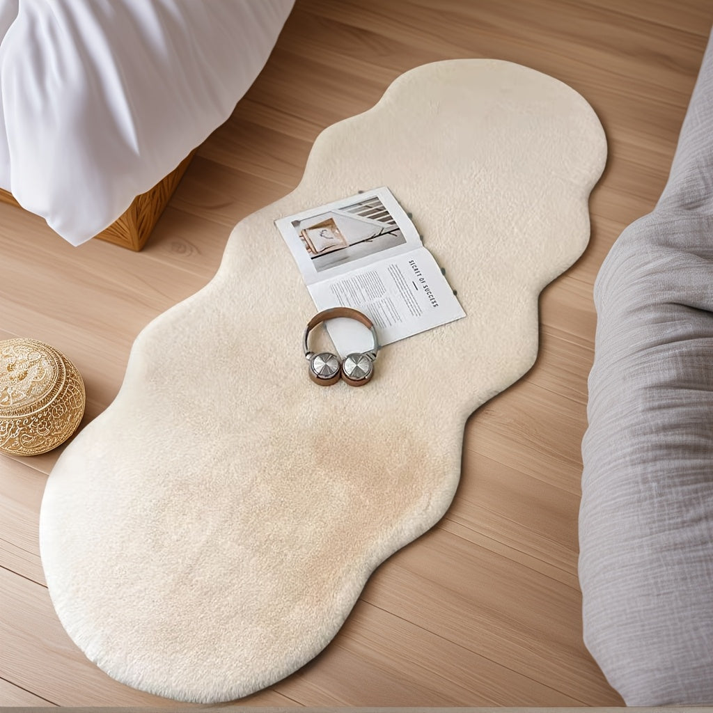 Soft Area Rug - Bedroom and Living Room Floor Mat room setting lifestyle photo for bedroom