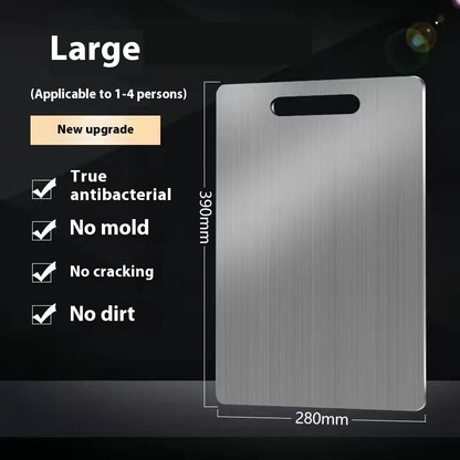 Steel Cutting Board CleanEdge Double-Sided Hygienic Prep Surface For Modern Kitchens