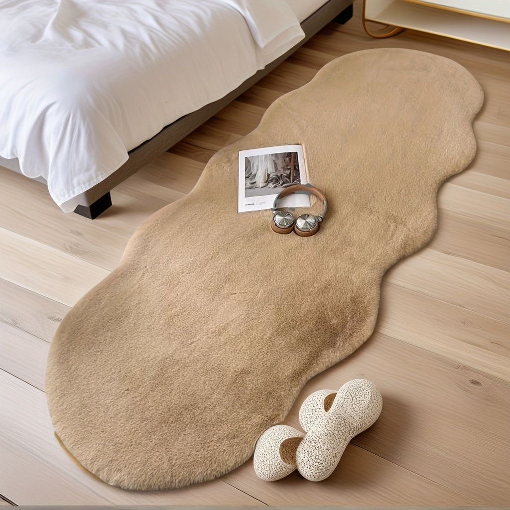 Soft Area Rug - Bedroom and Living Room Floor Mat lifestyle product photo for bedroom
