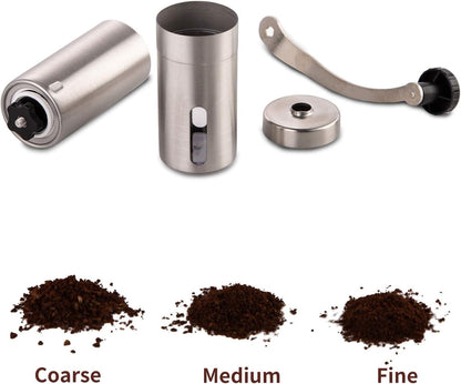 Stainless Steel Manual Coffee Grinder product detail photo in kitchen