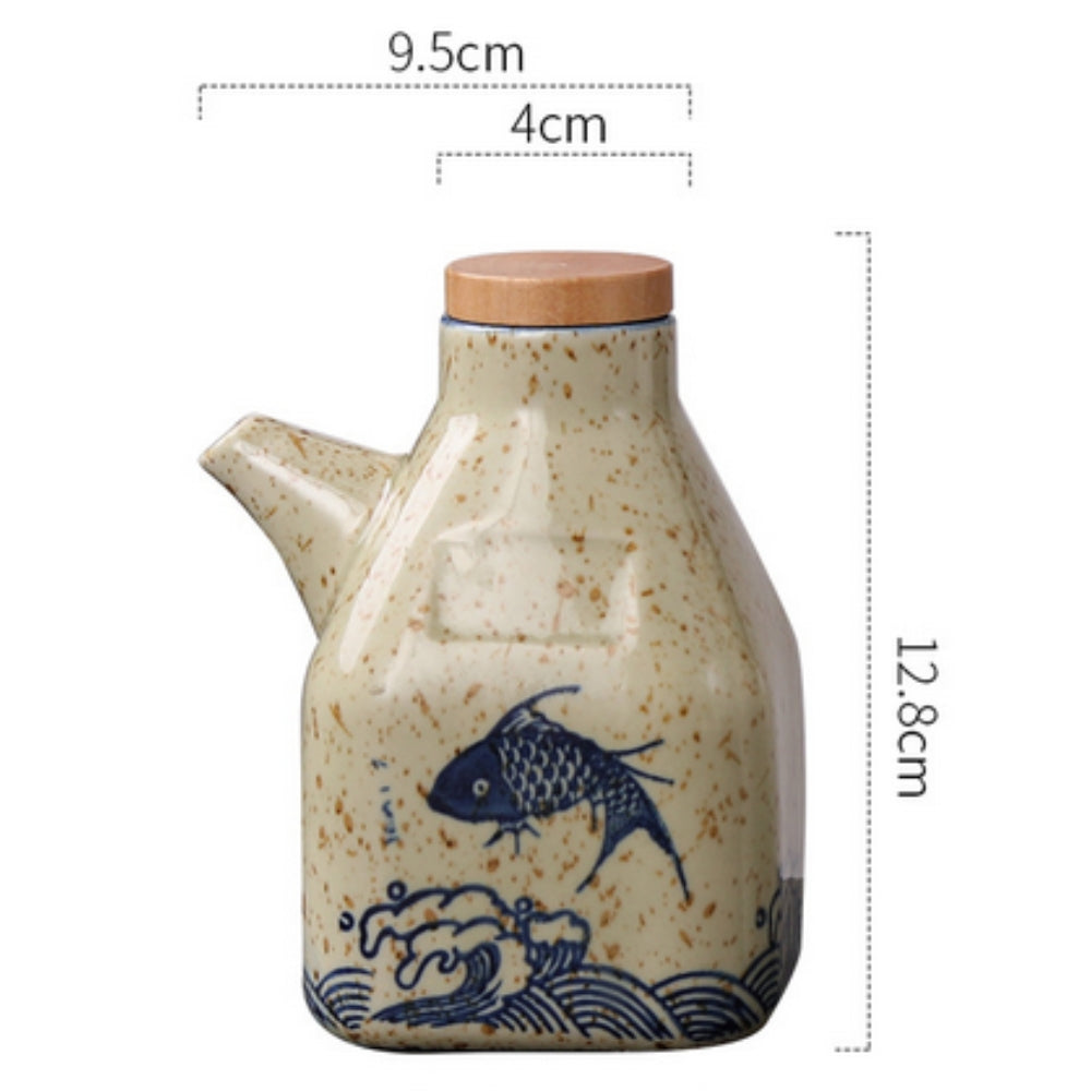 Glass Oil Dispenser Bottle By Shiori Quiet Control For The Modern Kitchen