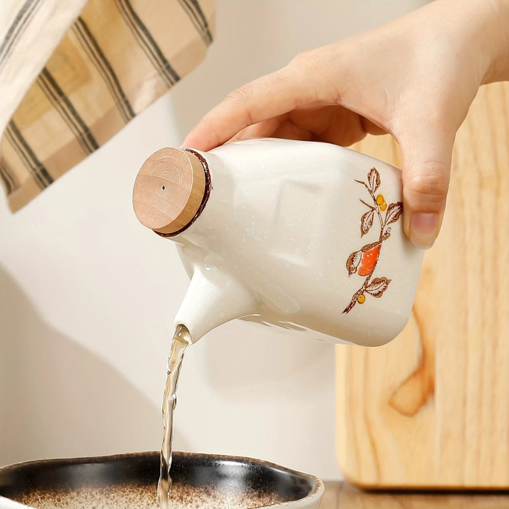 Glass Oil Dispenser Bottle By Shiori Quiet Control For The Modern Kitchen