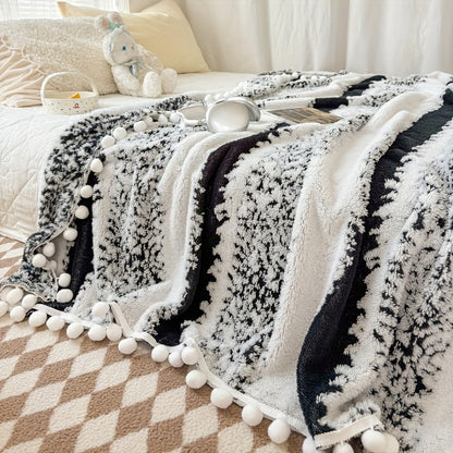 Throw Blanket "Cora" lifestyle product photo in bedroom