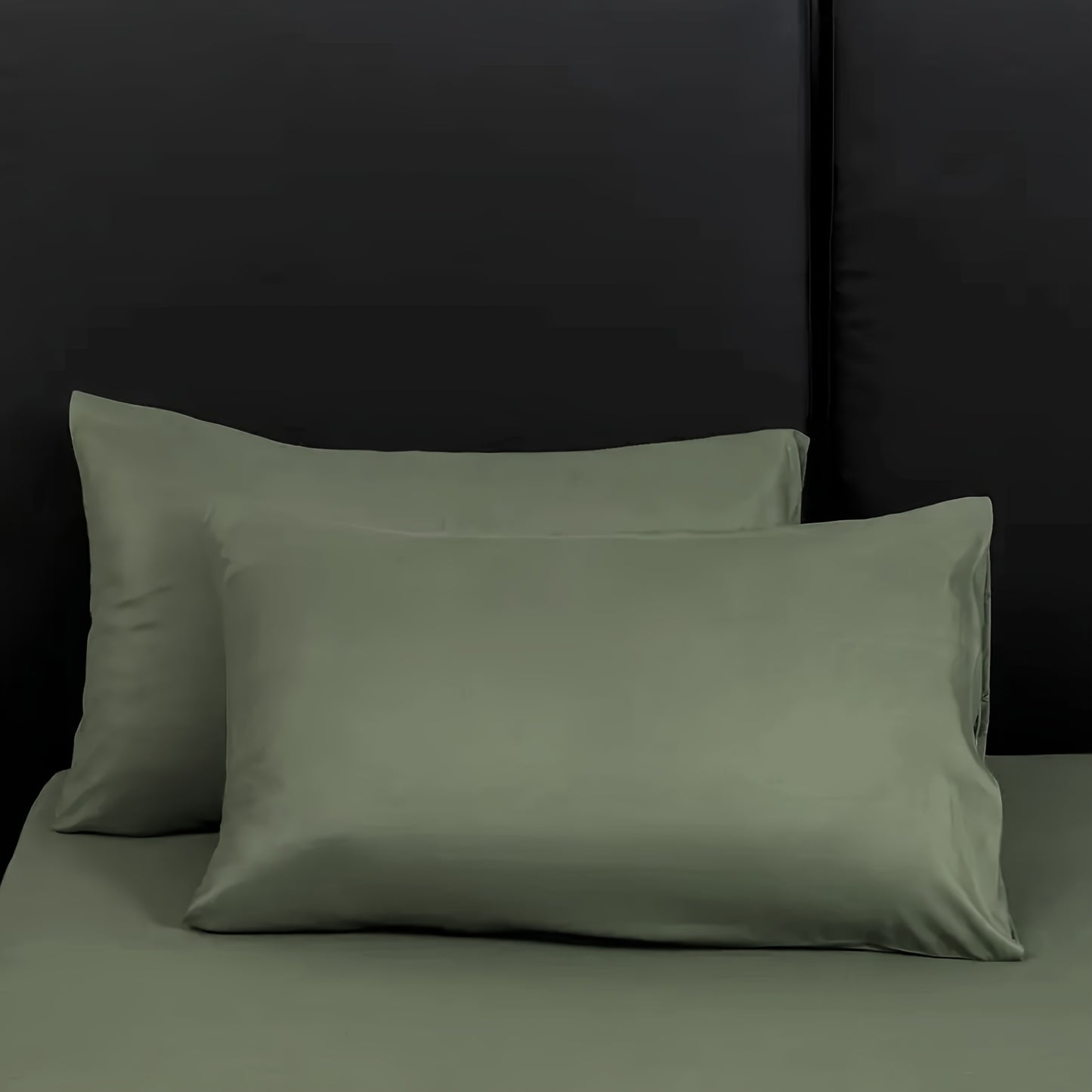 Military Green Duvet Cover Set - Washed Bedroom Bedding Set product detail photo for bedroom