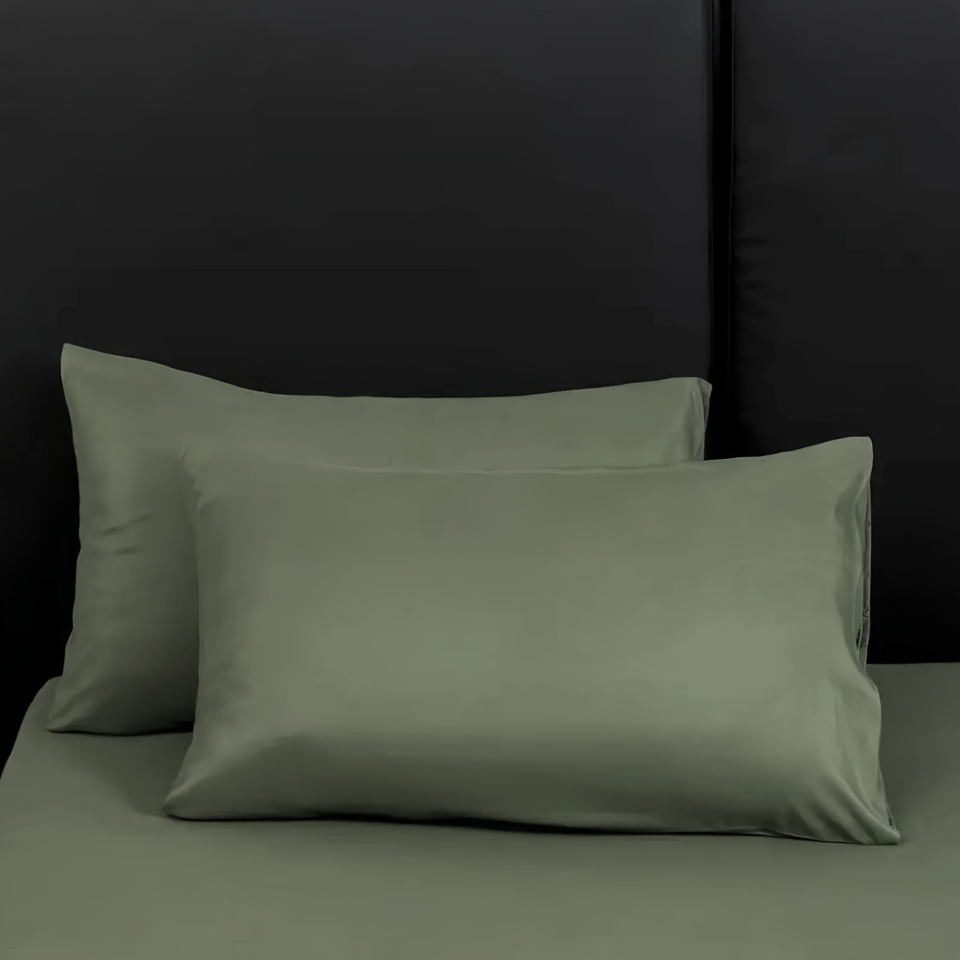 Military Green Duvet Cover Set - Washed Bedroom Bedding Set product detail photo for bedroom