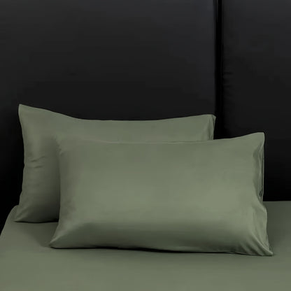 Military Green Duvet Cover Set - Washed Bedroom Bedding Set product detail photo for bedroom