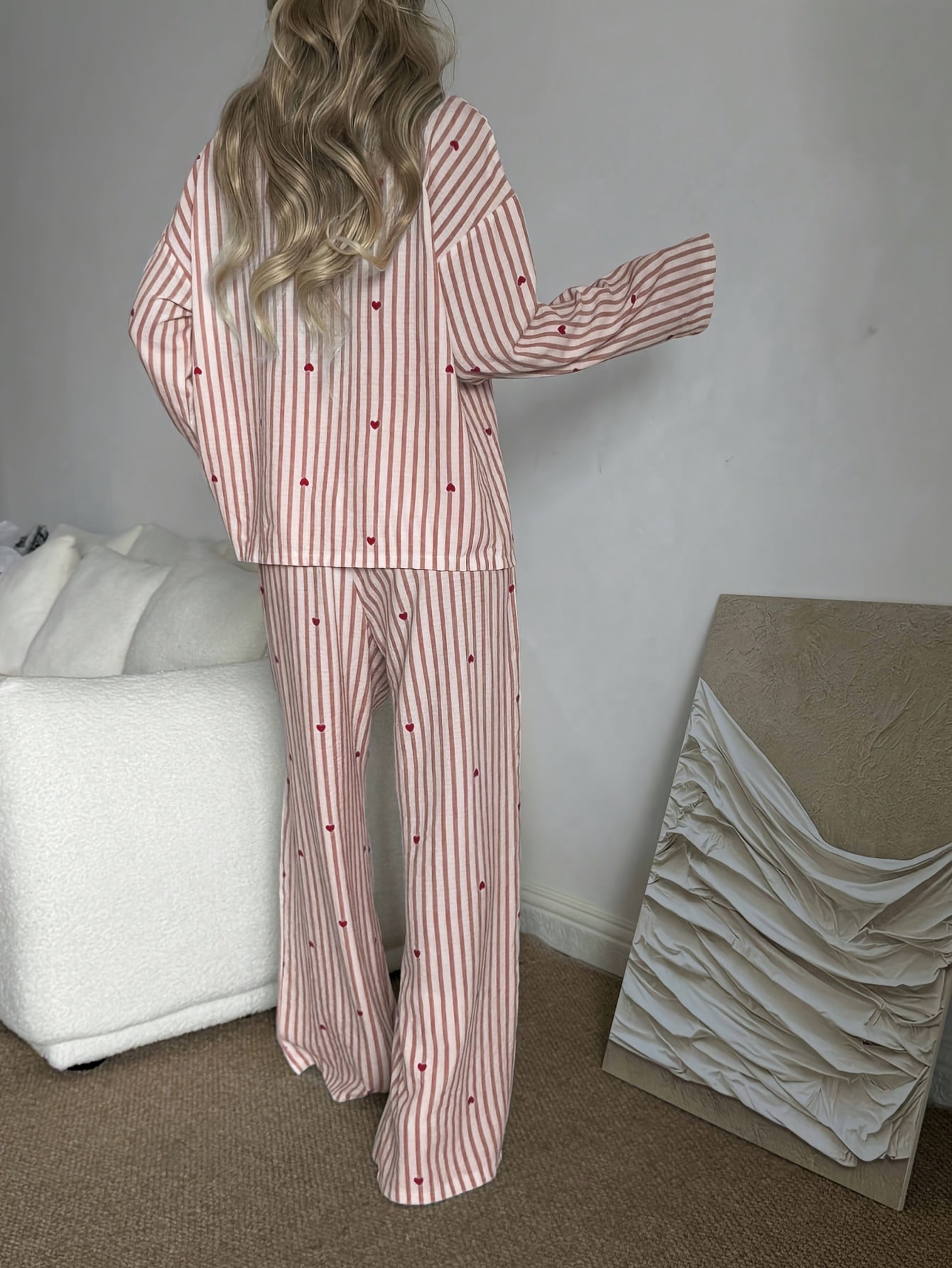 Women’s Pajama Set – Long Sleeve Top and Pants