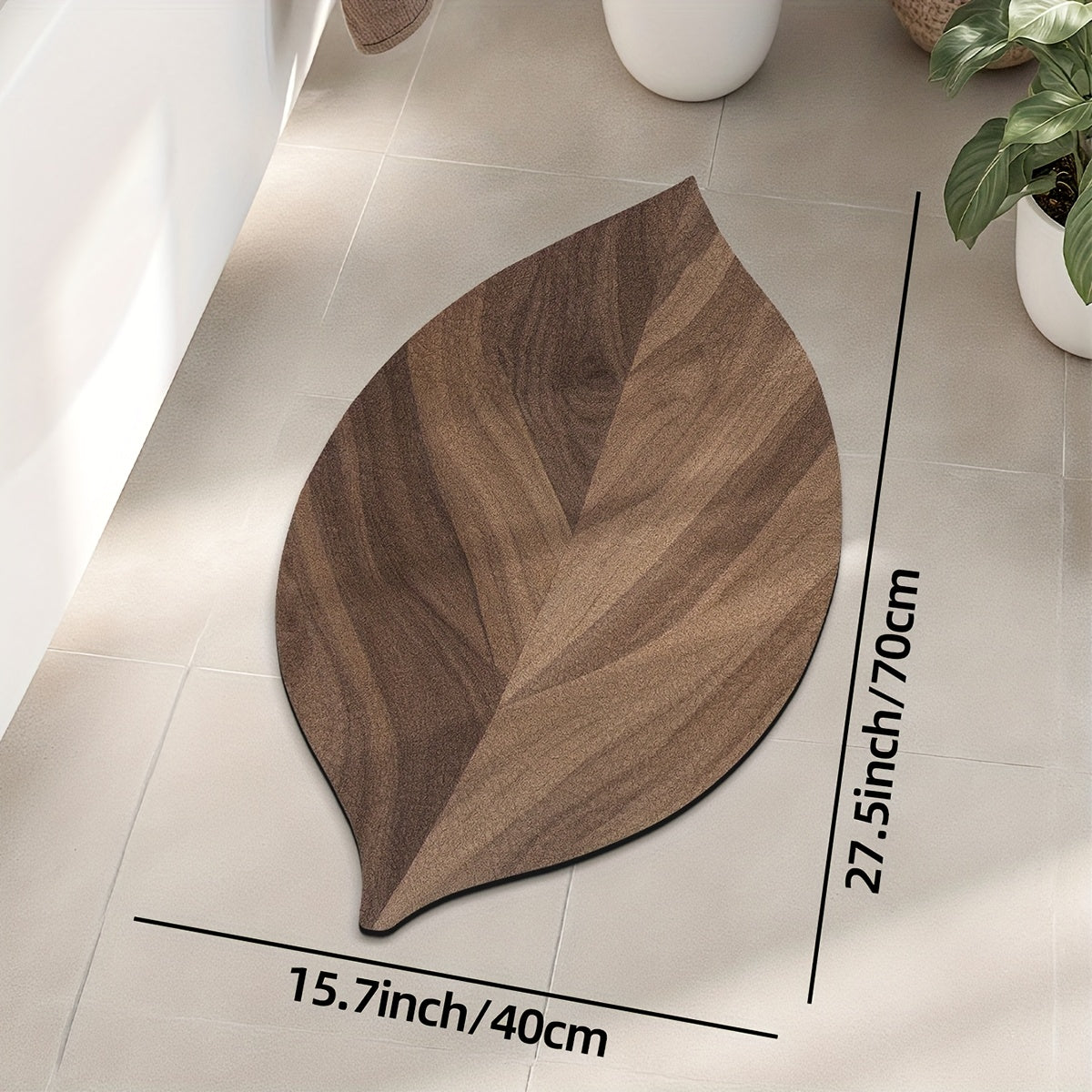 Bathroom Mat "Sora" product detail photo in bathroom