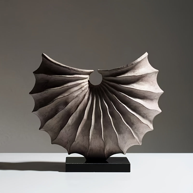 Geometric Display Sculpture "Alba" product detail photo in living room