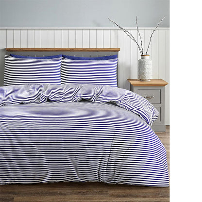 Striped Duvet Cover Set - Washed Bedroom Bedding Set product detail photo for bedroom
