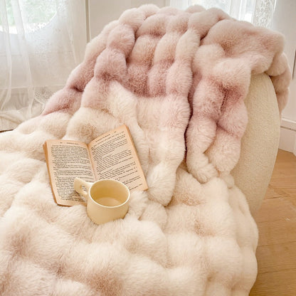 Plush Fleece Throw Blanket - Sofa and Bed Layer product detail photo for bedroom