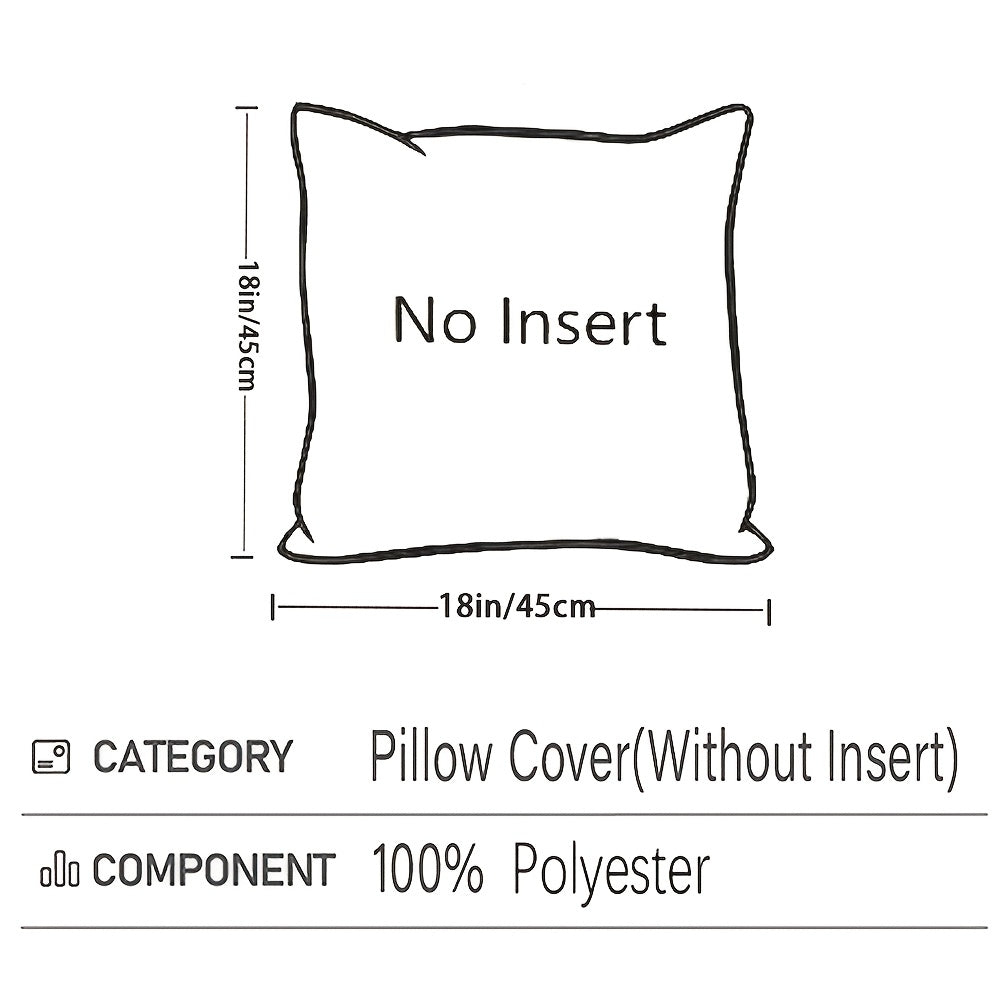 Chenille Cushion Cover Set – 4pcs Pillow Covers product detail photo for bedroom