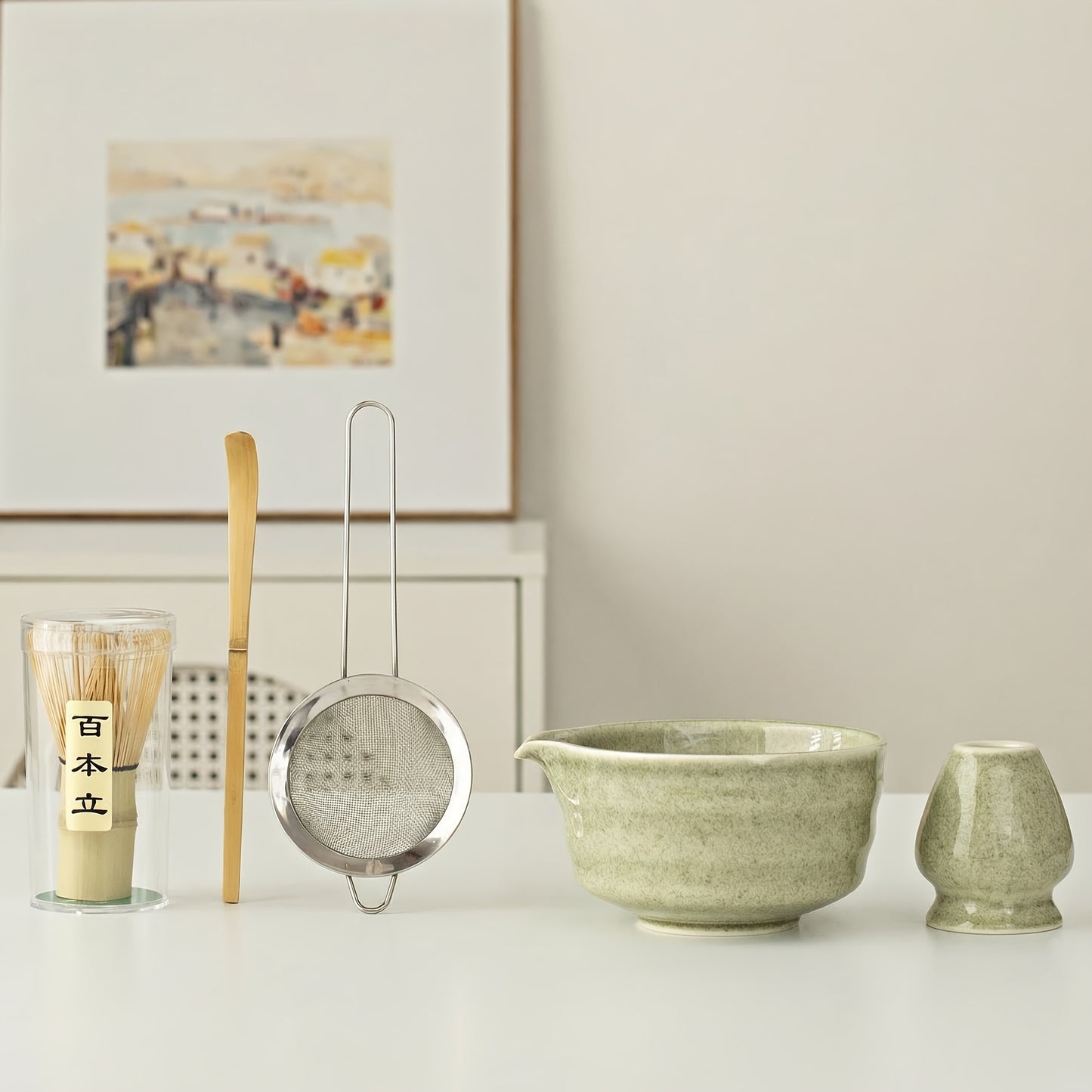 5-Piece Matcha Set product detail photo in kitchen