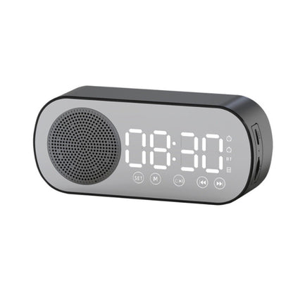 LED Mirror Alarm Clock LumoTime With Bluetooth, FM Radio And USB Charging