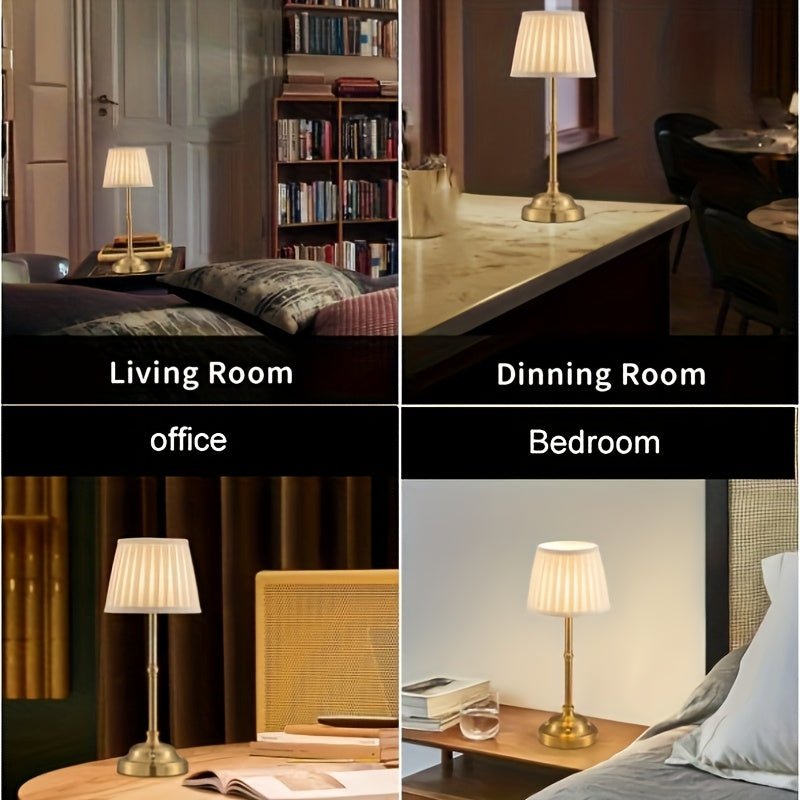 Metal Table Lamp - Bedside and Desk Light product detail photo for bedroom