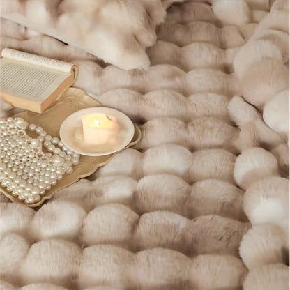 Plush Fleece Throw Blanket - Sofa and Bed Layer product detail photo for bedroom