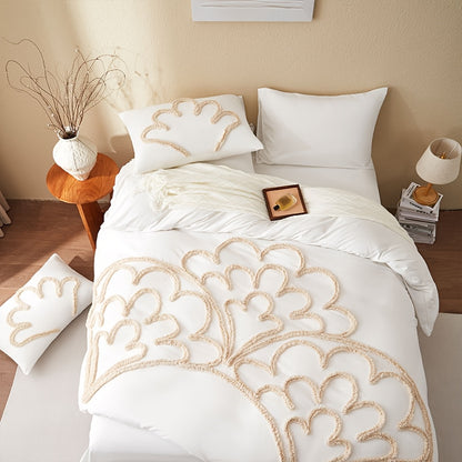 3-Piece Tufted Duvet Cover Set - Washed Bedroom Bedding Set product detail photo for bedroom