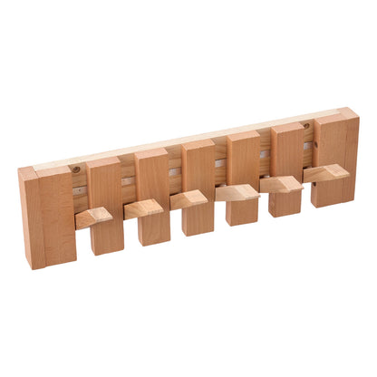 Wooden Wall Coat Rack - Entryway Wall Hooks product detail photo for entryway