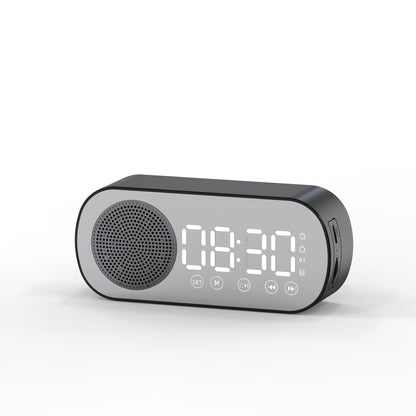 LED Mirror Alarm Clock LumoTime With Bluetooth, FM Radio And USB Charging