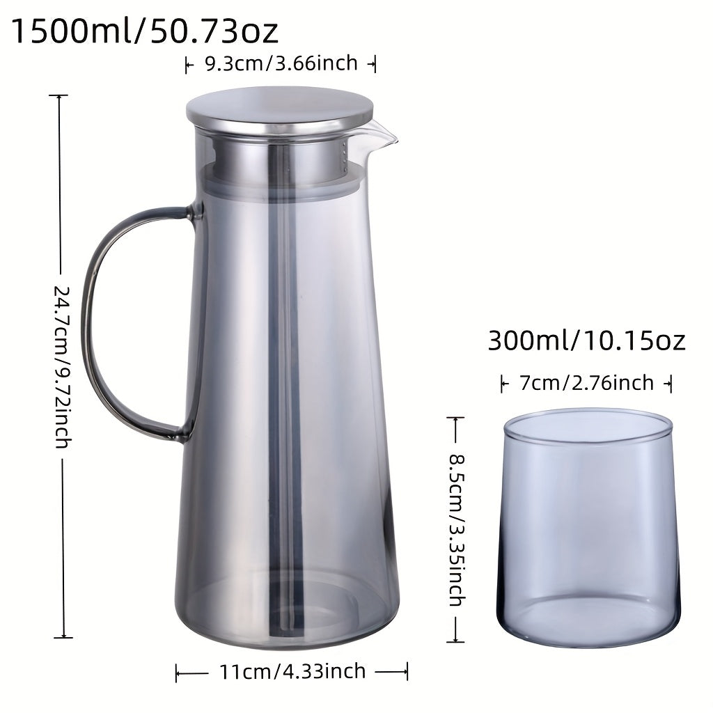 Glass Tea Set – Teapot with Matching Cups product detail photo for kitchen
