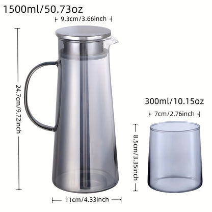Glass Tea Set – Teapot with Matching Cups product detail photo for kitchen