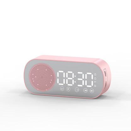 LED Mirror Alarm Clock LumoTime With Bluetooth, FM Radio And USB Charging