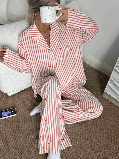 Women’s Pajama Set – Long Sleeve Top and Pants