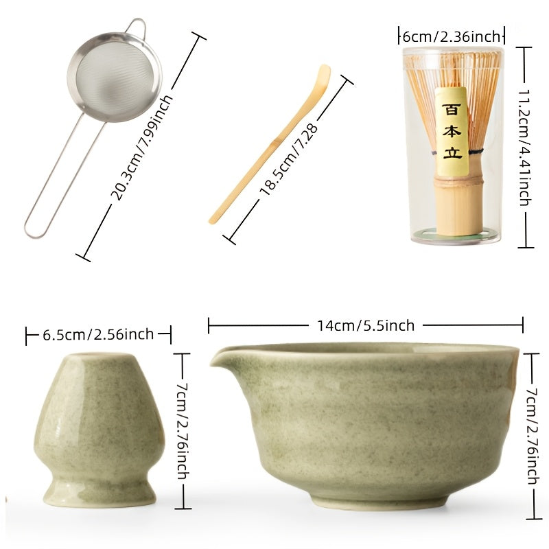 5-Piece Matcha Set product detail photo in kitchen