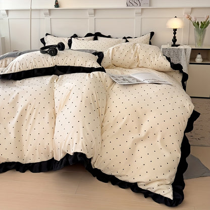 Duvet Cover Set "Talia" product detail photo in bedroom
