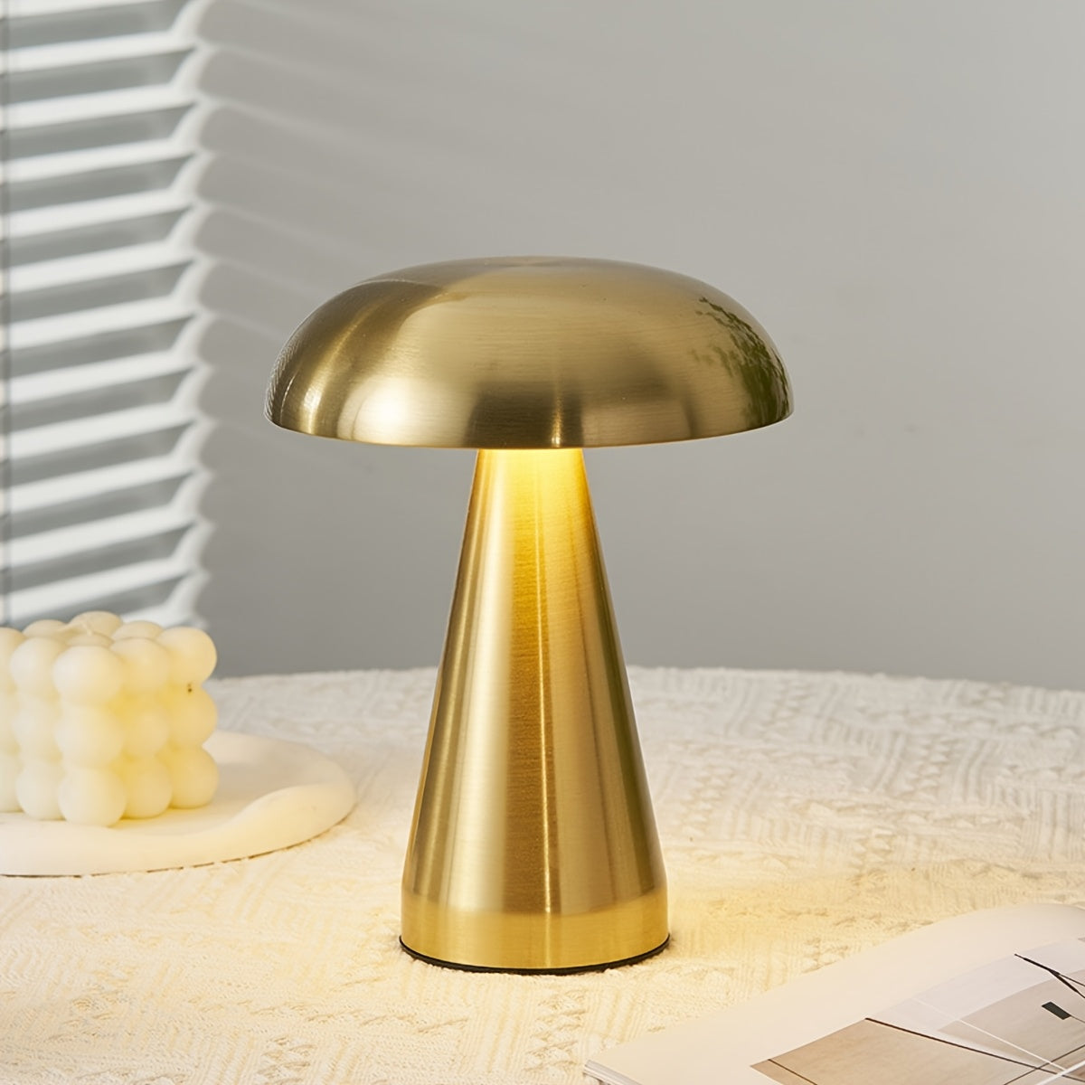 Mushroom Table Lamp - Bedside and Desk Light product detail photo for bedroom