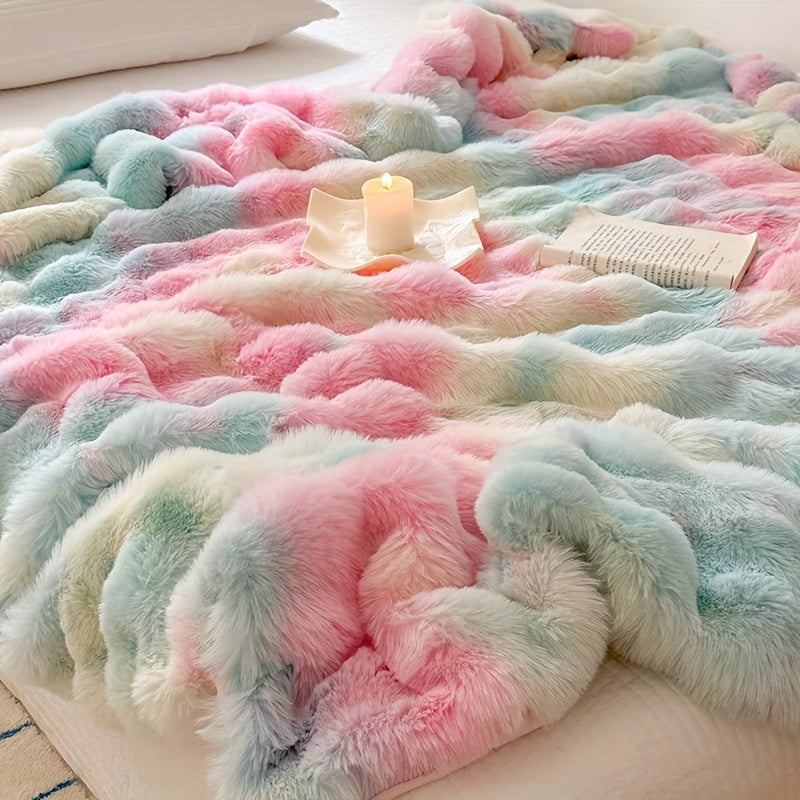 Plush Fleece Throw Blanket - Sofa and Bed Layer product detail photo for bedroom