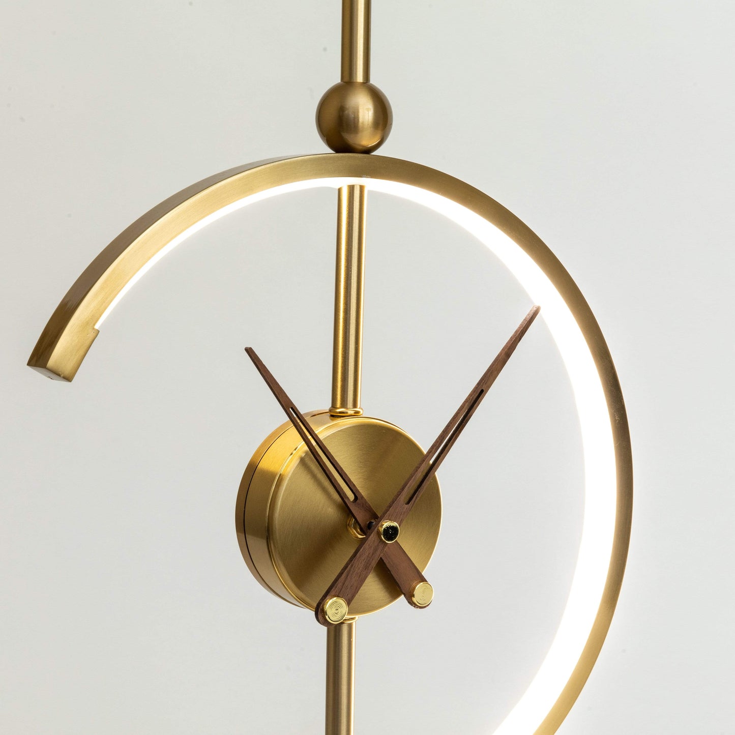 Desk Lamp with Clock and Wireless Charger - Bedside and Desk Light product detail photo for bedroom
